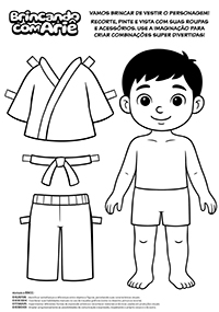 Brincar de Vestir - Judô