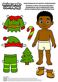 Brincar de Vestir - Natal