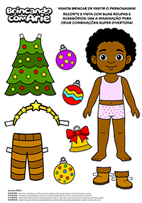 Brincar de Vestir - Natal