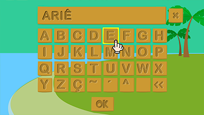 Jogo educativo Brincando com Arie!!!! - Playing with Arie! 