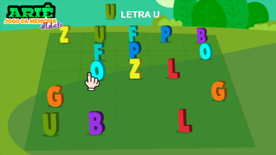 Jogo da Memória das Letras