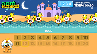 Jogo Educativo Os Patinhos - Educational Game Playing with Arie and  Ducklings 